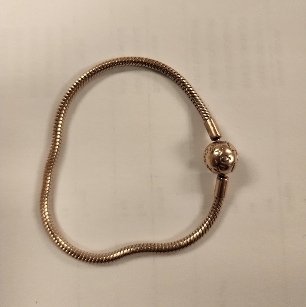 RoseGold Pandora Charm Bracelet